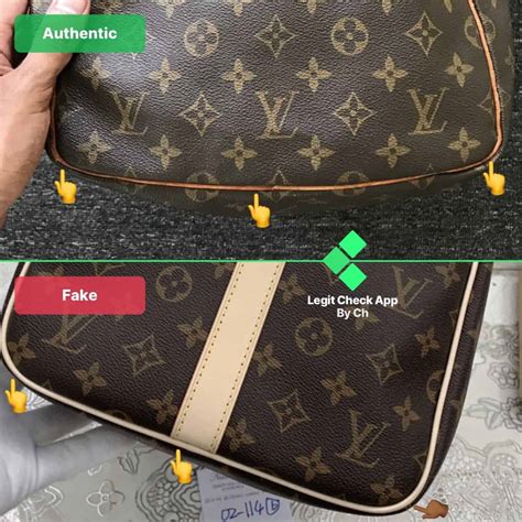 real louis vuitton bag inside vs fake|authenticate a louis Vuitton Bag.